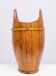 Curved wooden umbrella stand 1960s France