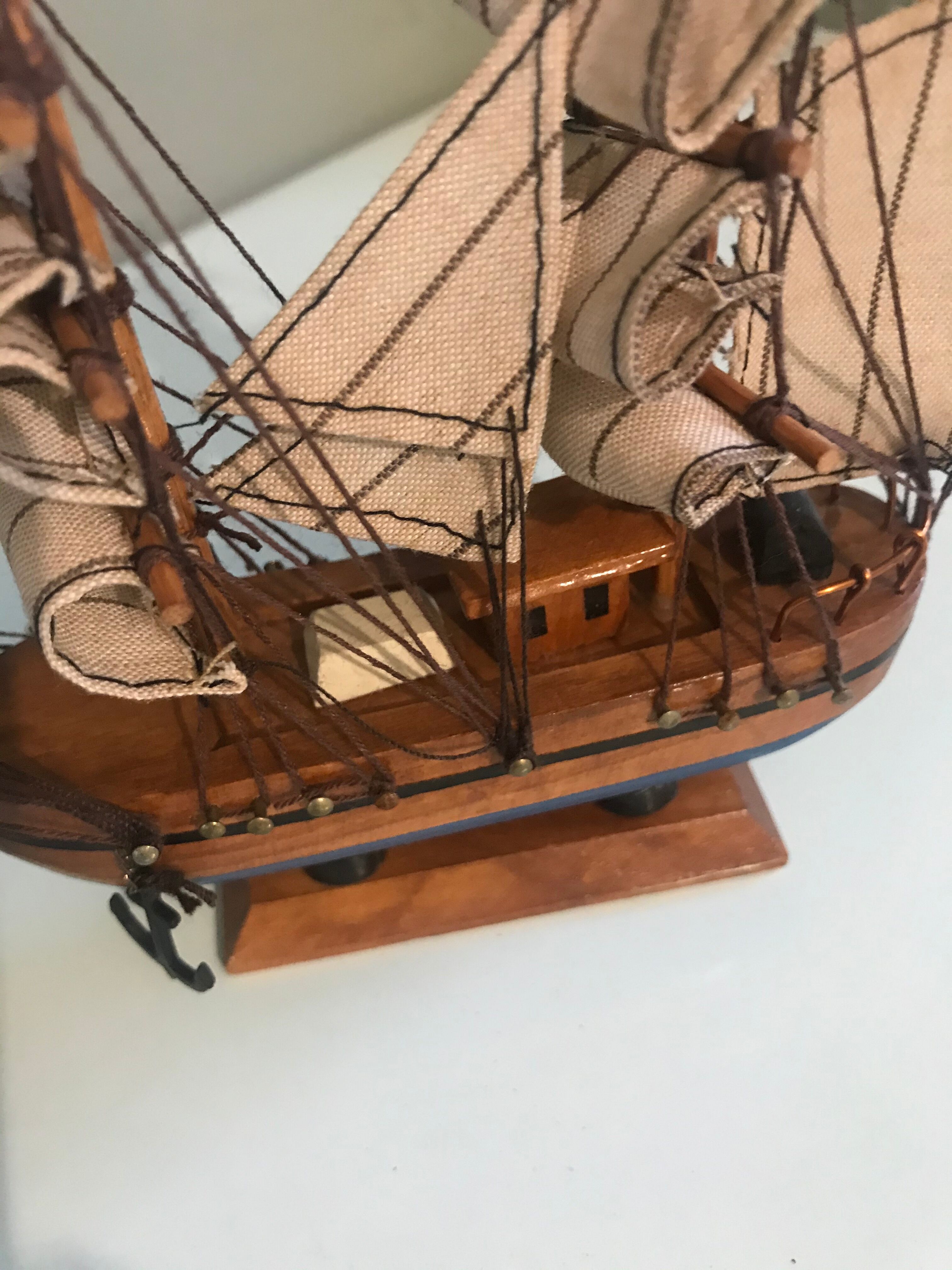 Old trade boat model