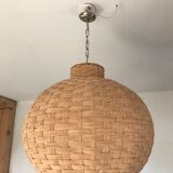 Rattan ball chandelier