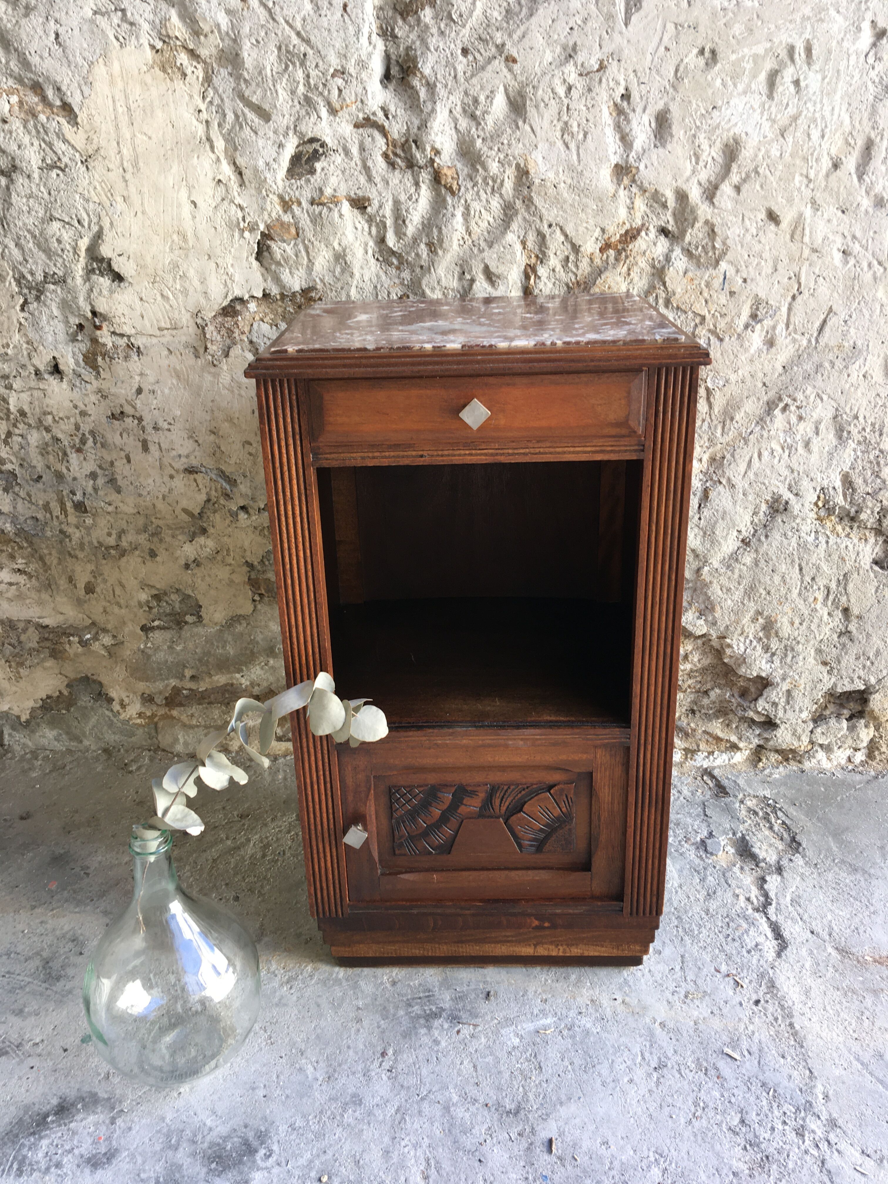 Art Deco bedside table