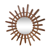Rattan mirror  57cm