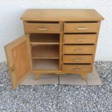 Vintage solid oak dresser