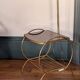 1950s reading lamp – Formica and gold metal