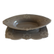 Tableware Service Table Design Meat or Vegetable Frosted Brown Porcelain