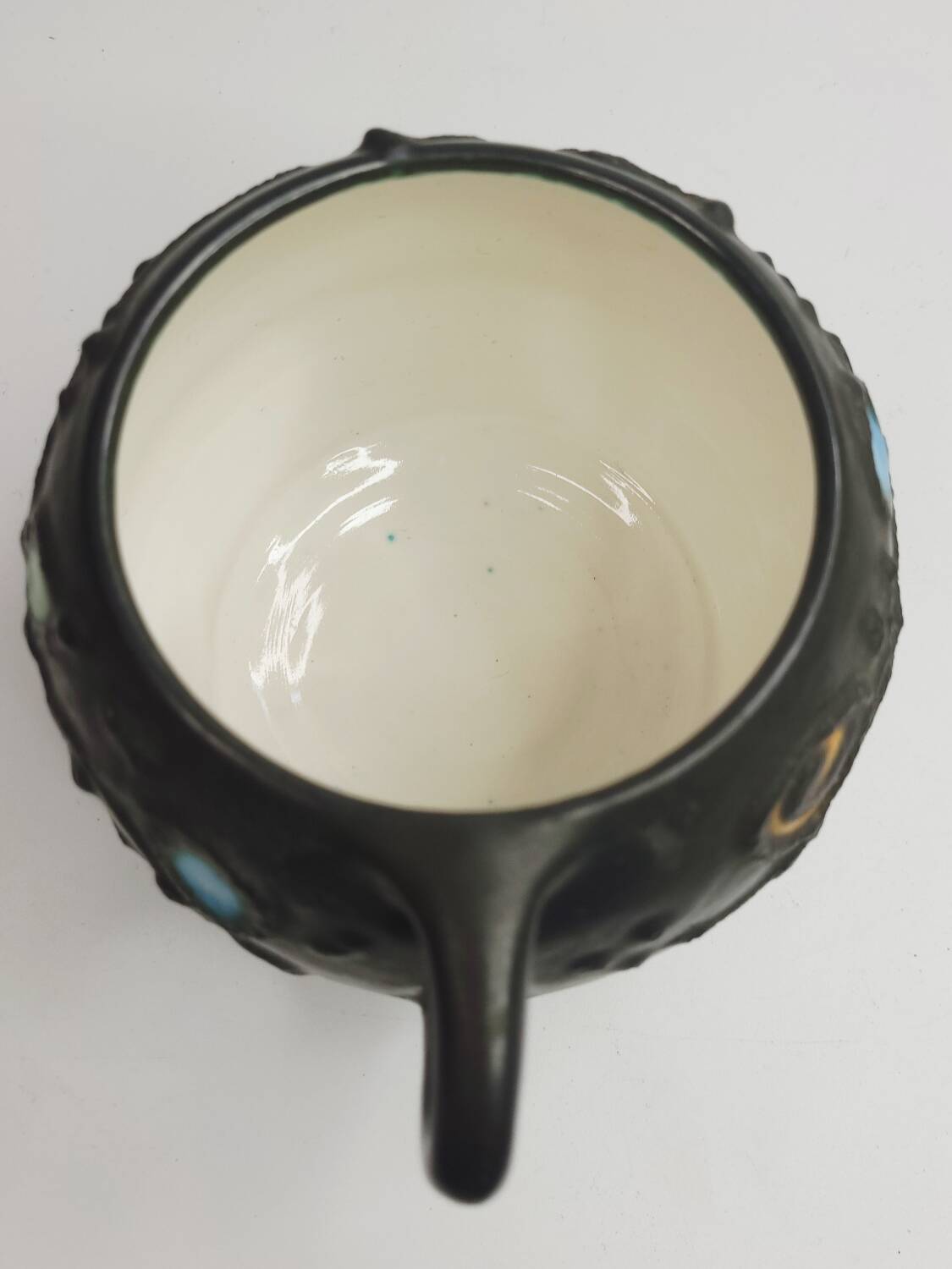 Large vintage ceramic mug Gorbon Işıl – Turkey, 1960s/70s – d