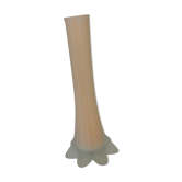 Petit soliflore verre sable satine rose vintage