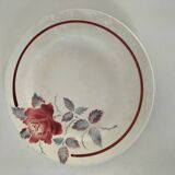 Set of 8 ironstone plates with coordinated designs.