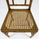 Paire de chaises de salle à manger en faux bambou, années 1970
