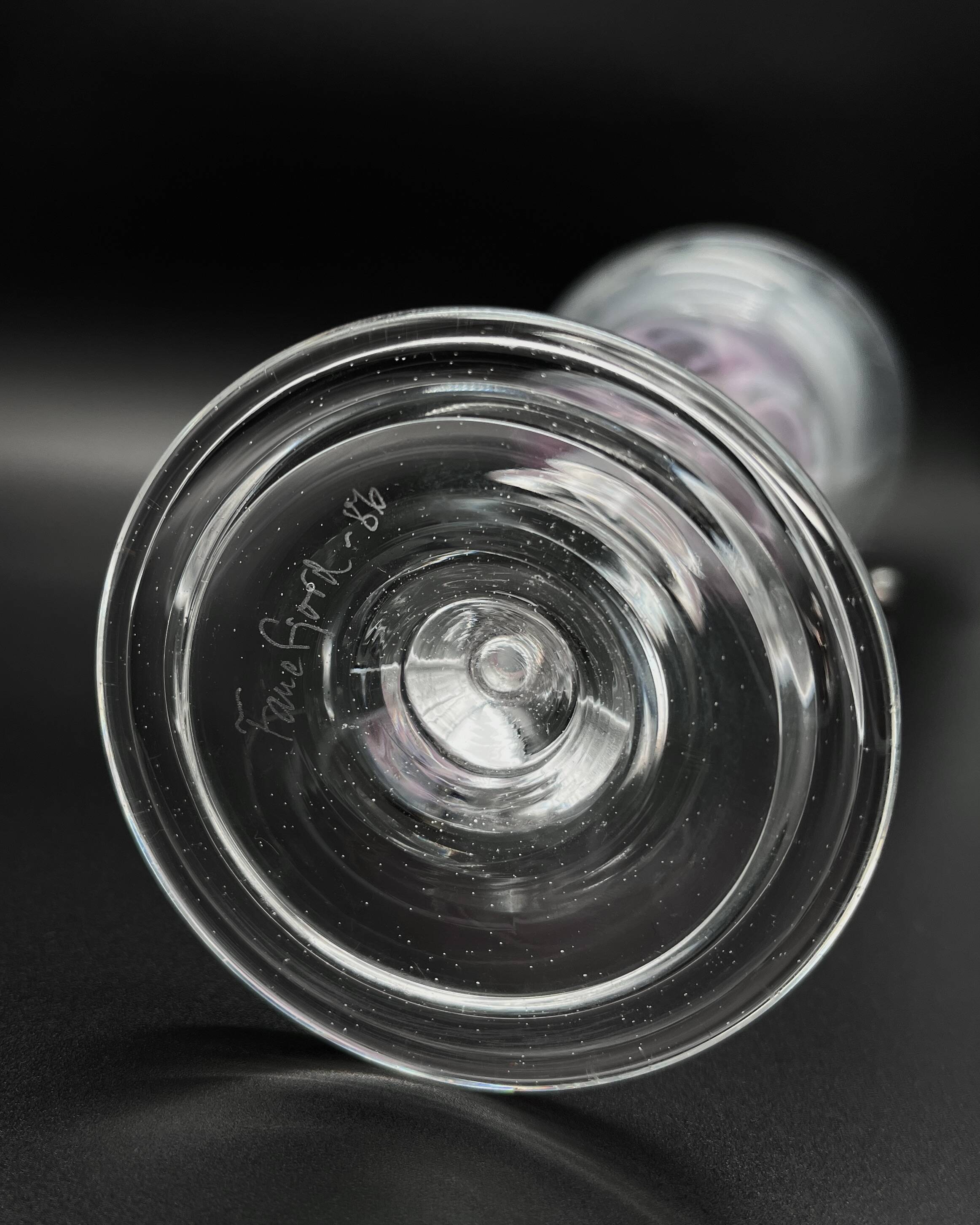 "Fanefiord" glass, Denmark (1986)