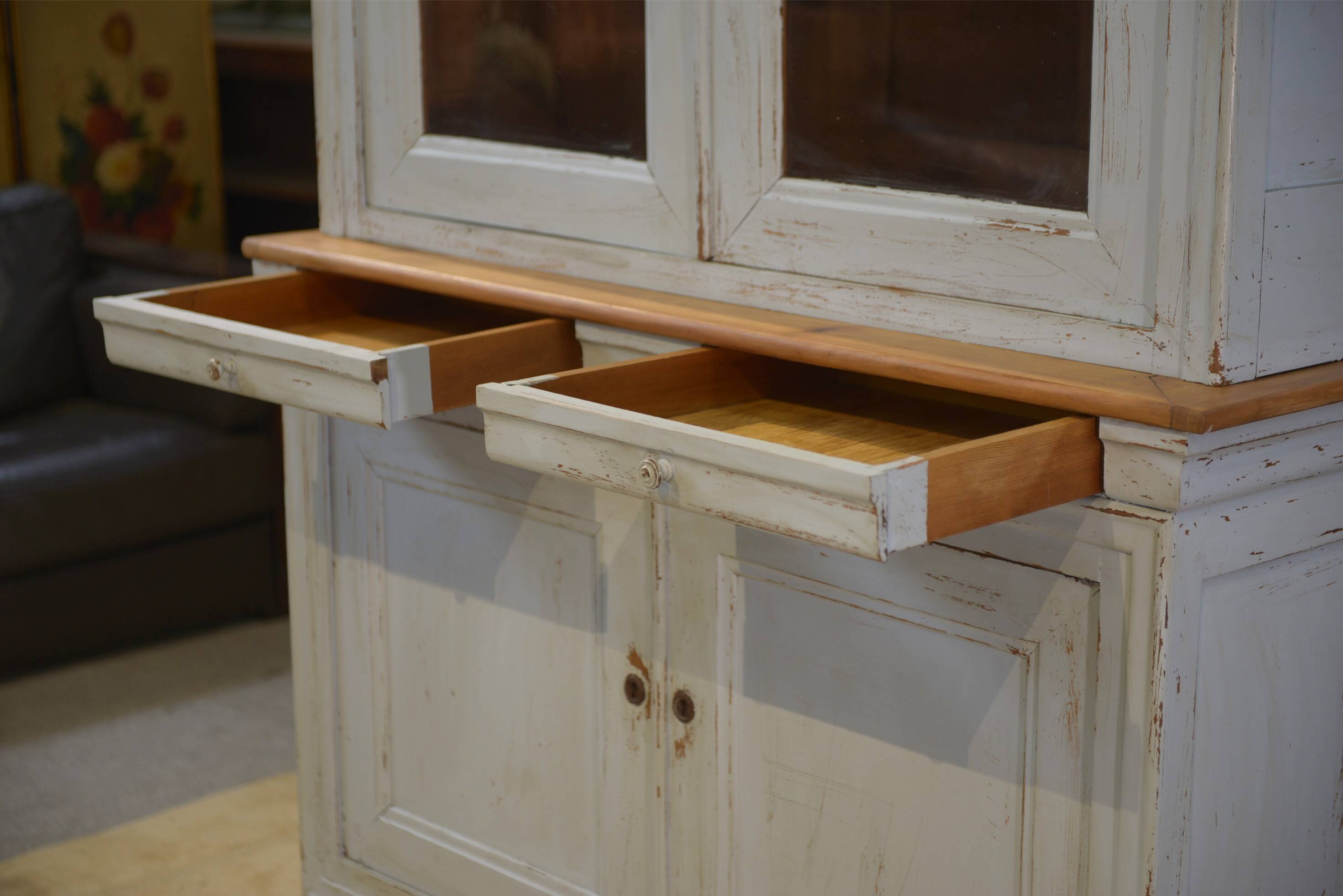 Buffet deux corps XIXème en merisier