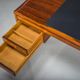 Danish executive desk in rosewood with black leather inlay from Søren Willadsen Møbelfabrik, 1960s