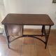 Rattan desk with three drawers