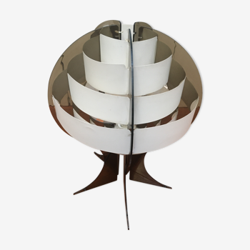 Morten Goettler lamp smoked plexiglas white slats