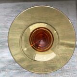 Set of six stemmed glasses stamped France size: height -14cm- diameter -7cm-