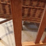 Pair of old caned chairs