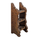 Vintage Dutch Brutalist Oak Wine Rack, 1950s