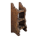 Vintage Dutch Brutalist Oak Wine Rack, 1950s