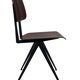 Set of 4 vintage school chairs Galvanitas S16 Netherlands Design