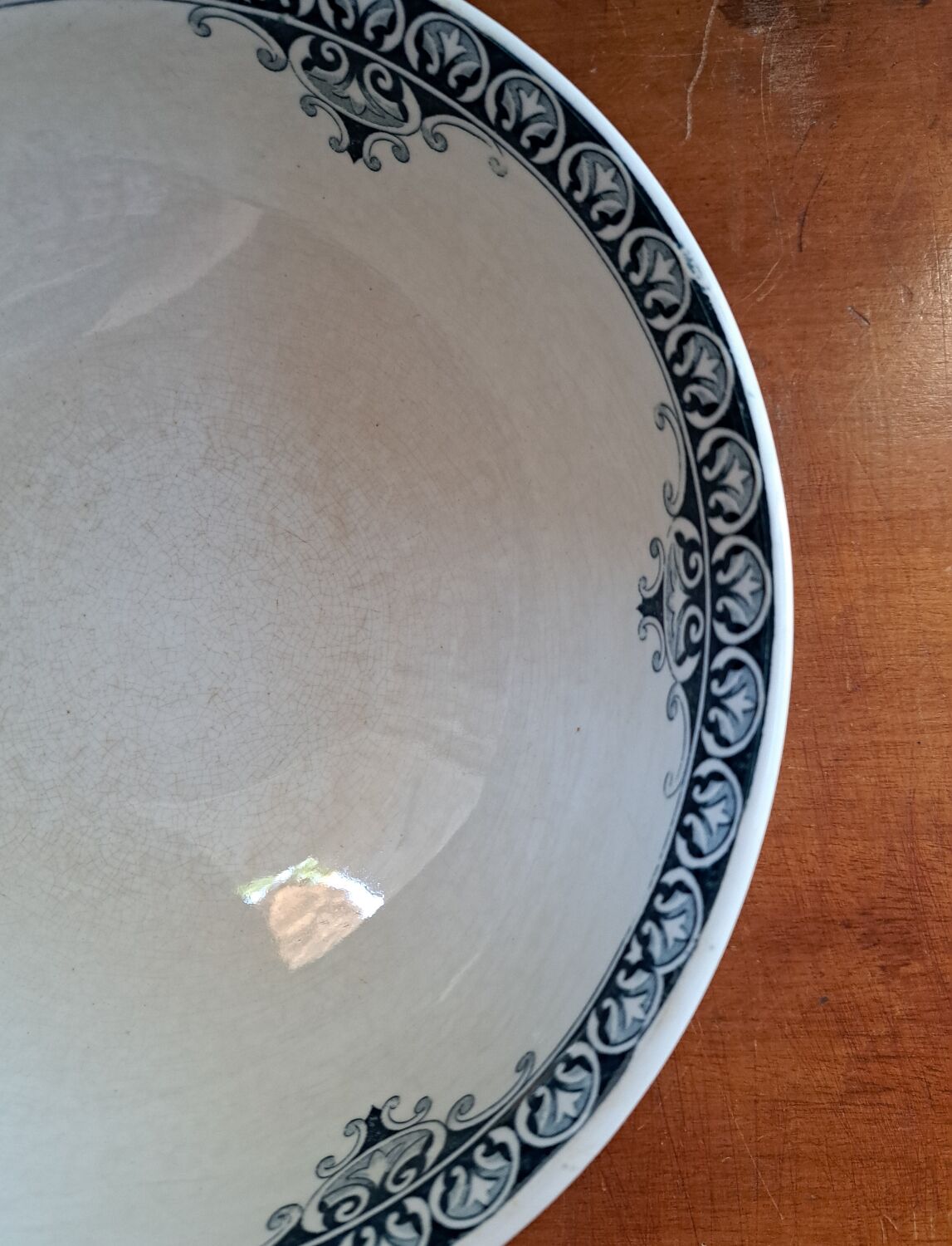 Iron earth salad bowl Adrianople model