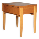 Vintage wooden bedside table, nightstand, side table, modernist.