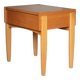 Table de nuit bois vintage, table de chevet, bout de canapé, moderniste