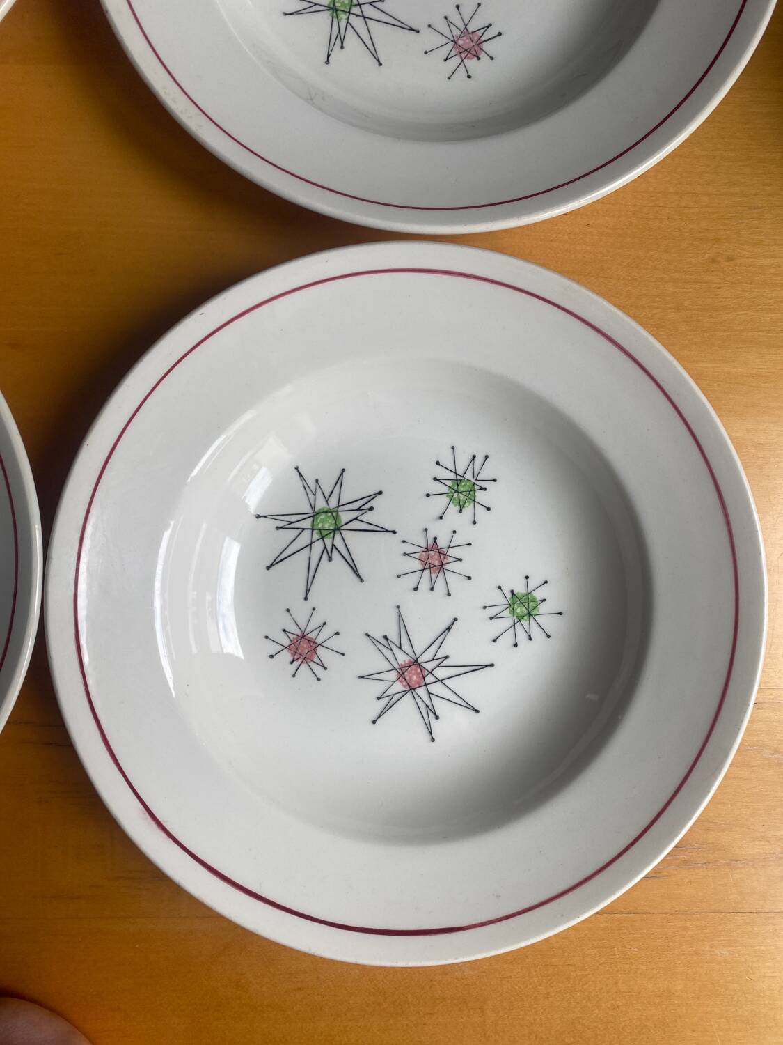 Gien - 6 Marie Claude series plates
