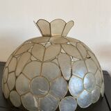 Tiffany style mother-of-pearl pendant light