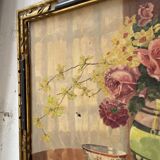 Oil painting flowers 1900