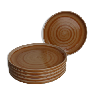 Burgundy sandstone plates BP Sarreguemines