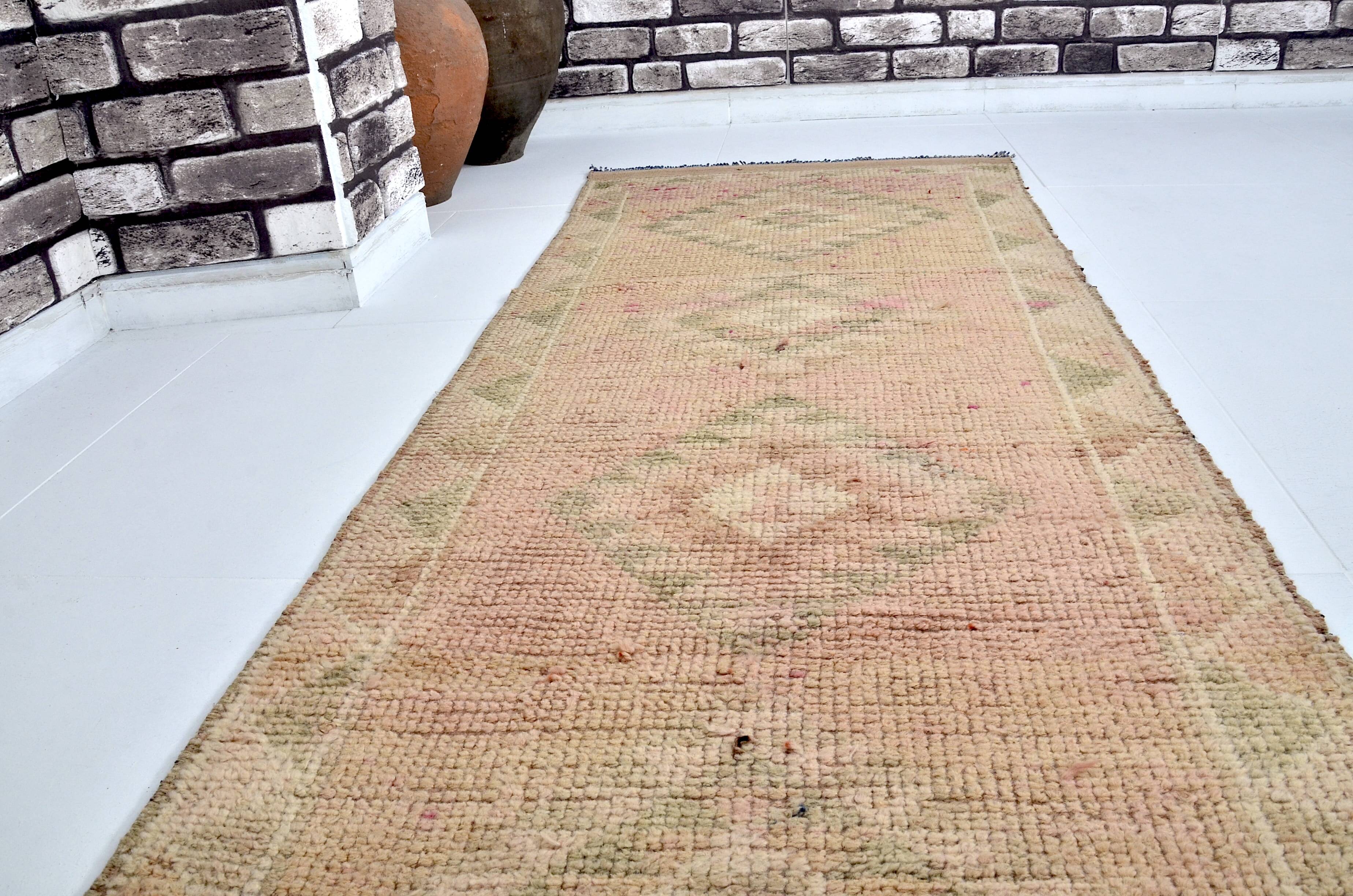 Oushak Vitage Handknotted Runner sku 2177