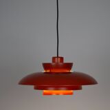 Danish vintage pendant lamp Penta by Jo Hammerborg, Fog og Morup, 1963