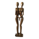 XXL couple sculpture, Scandinavian style, 60s