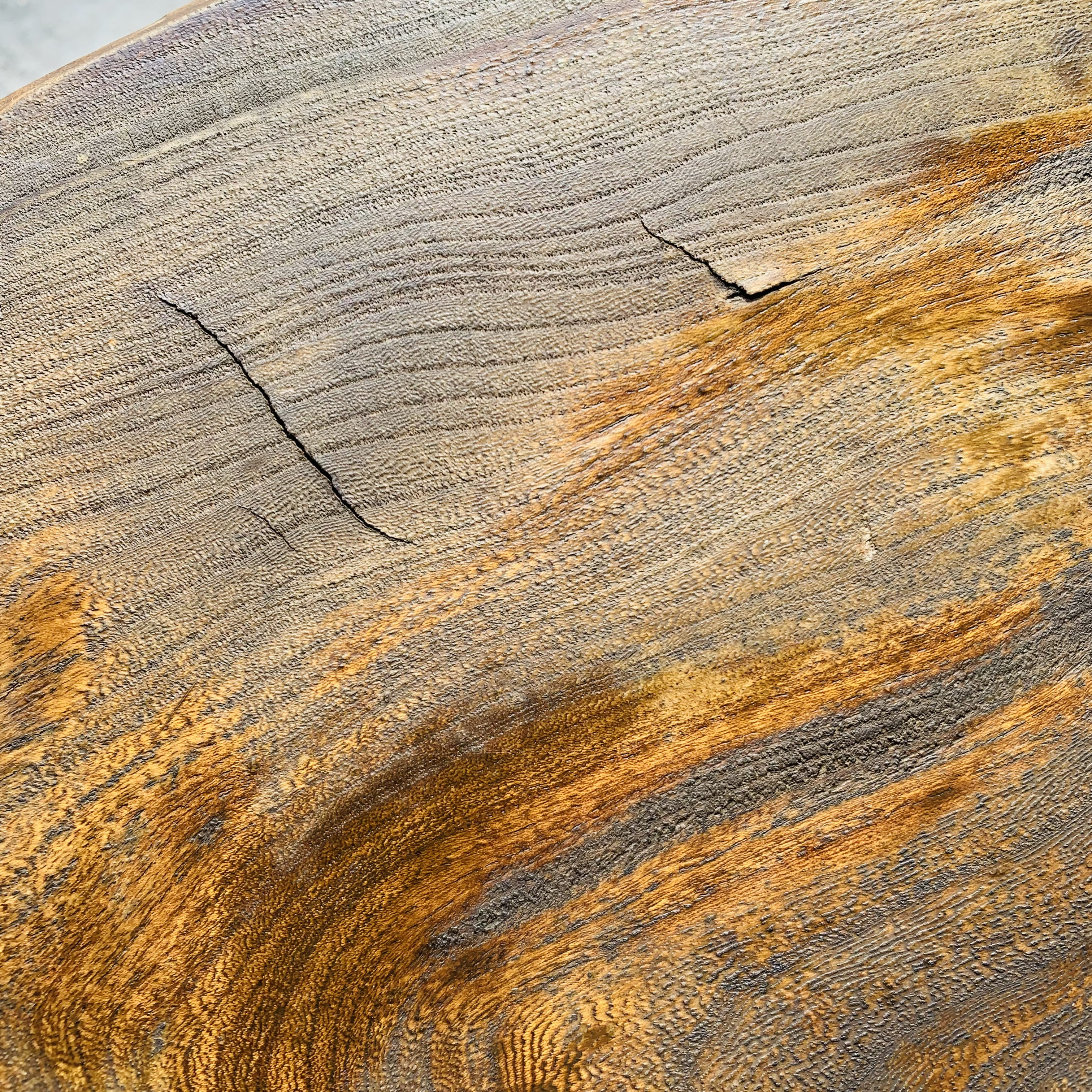Brutalist tripod coffee table