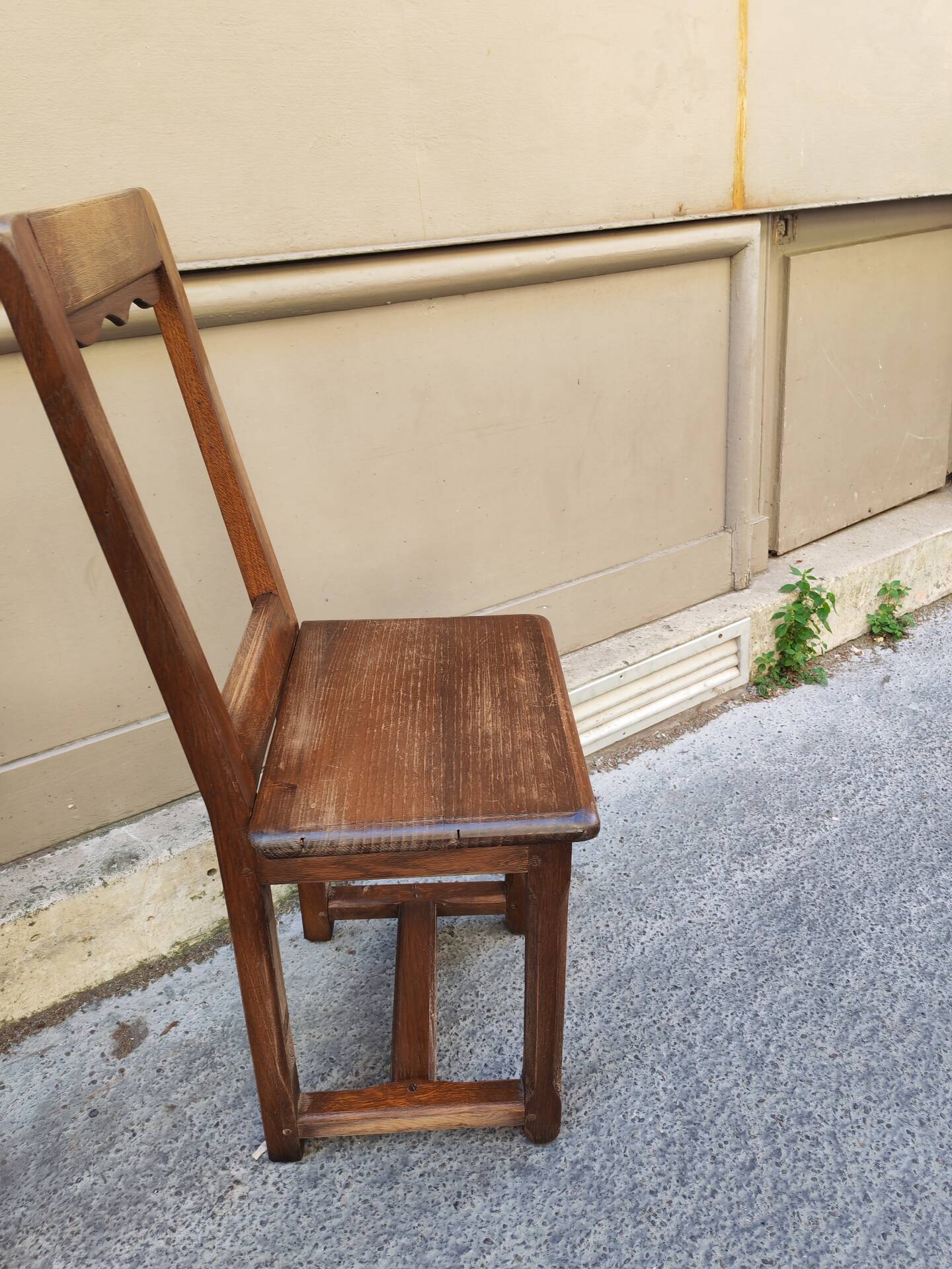 Pair of Lorraine chairs in raw wood