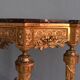 Console time XIX wood and stucco gilded Louis XVI style