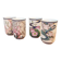 4 tasses japonaises Franklin Porcelain – Édition limitée 1981