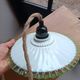 Lampe baladeuse suspension en verre vert et blanc