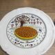 Set of 6 dessert plates, Gien, “Les Tartes” collection