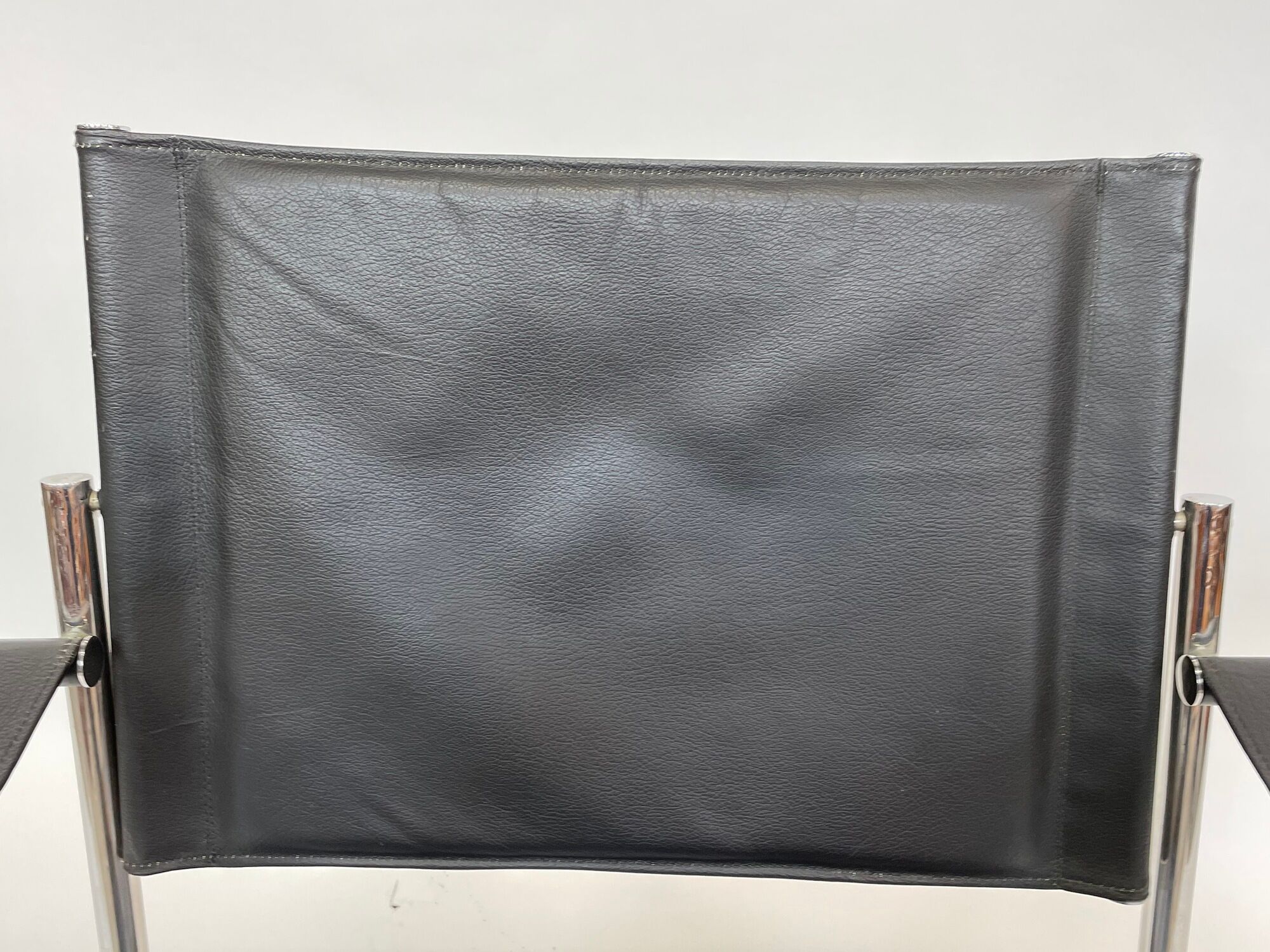 Vintage Sleek Modern Euroka Folding Campaign Lounge Chair by Mark Singer for Melamede