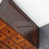 English Oak Apothecary Cabinet Cabinet, Early 20th Century