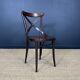 Set of 6 bistro chairs, josephine model, dark wood