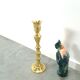 High gold candlestick vintage