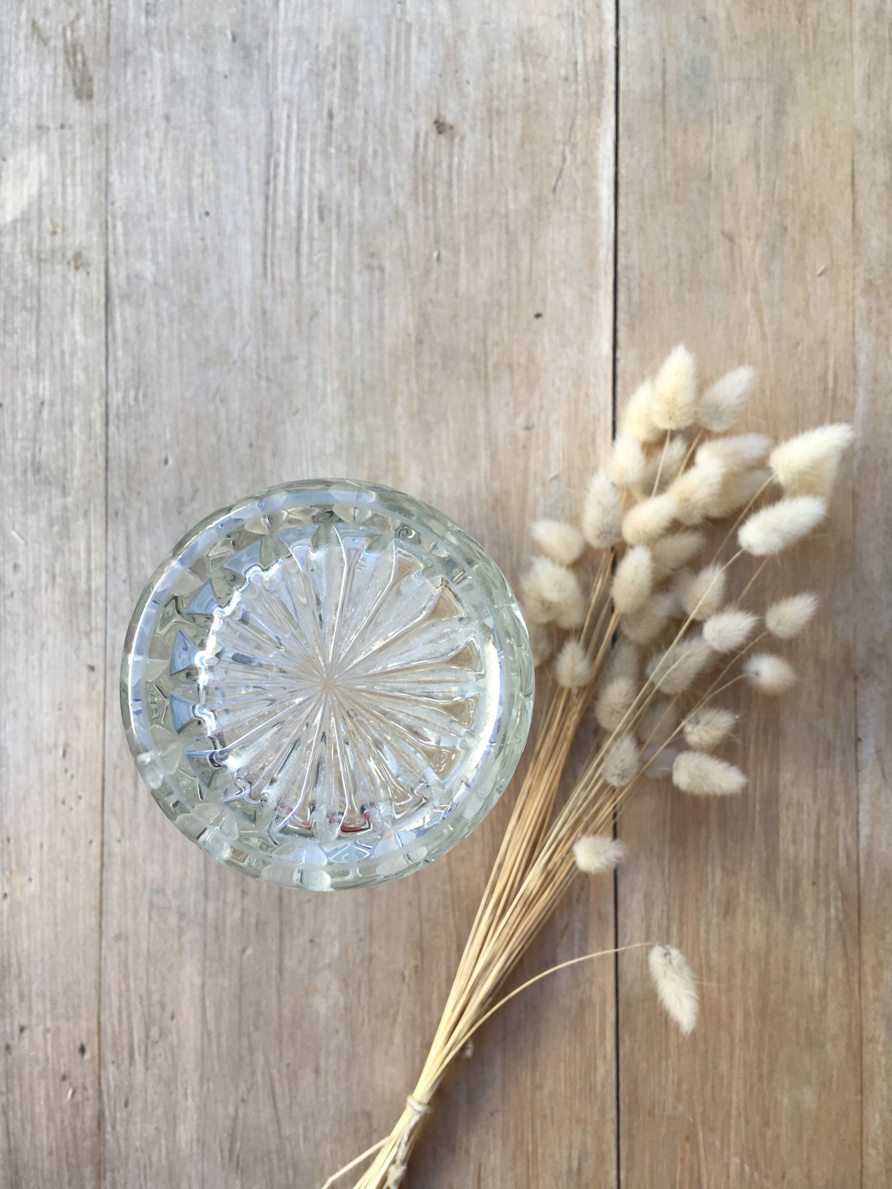 Vase vintage "diamant"