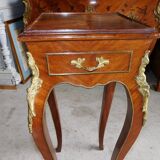 Harness in veneer and bronze