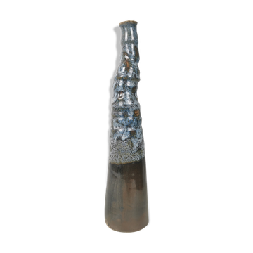 Vase soliflore glazed earth