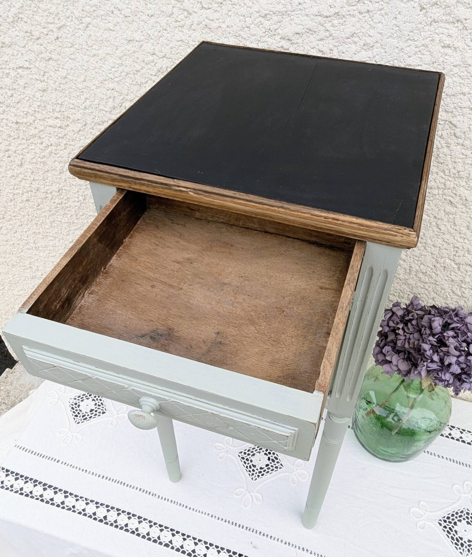 Shabby chic bedside table