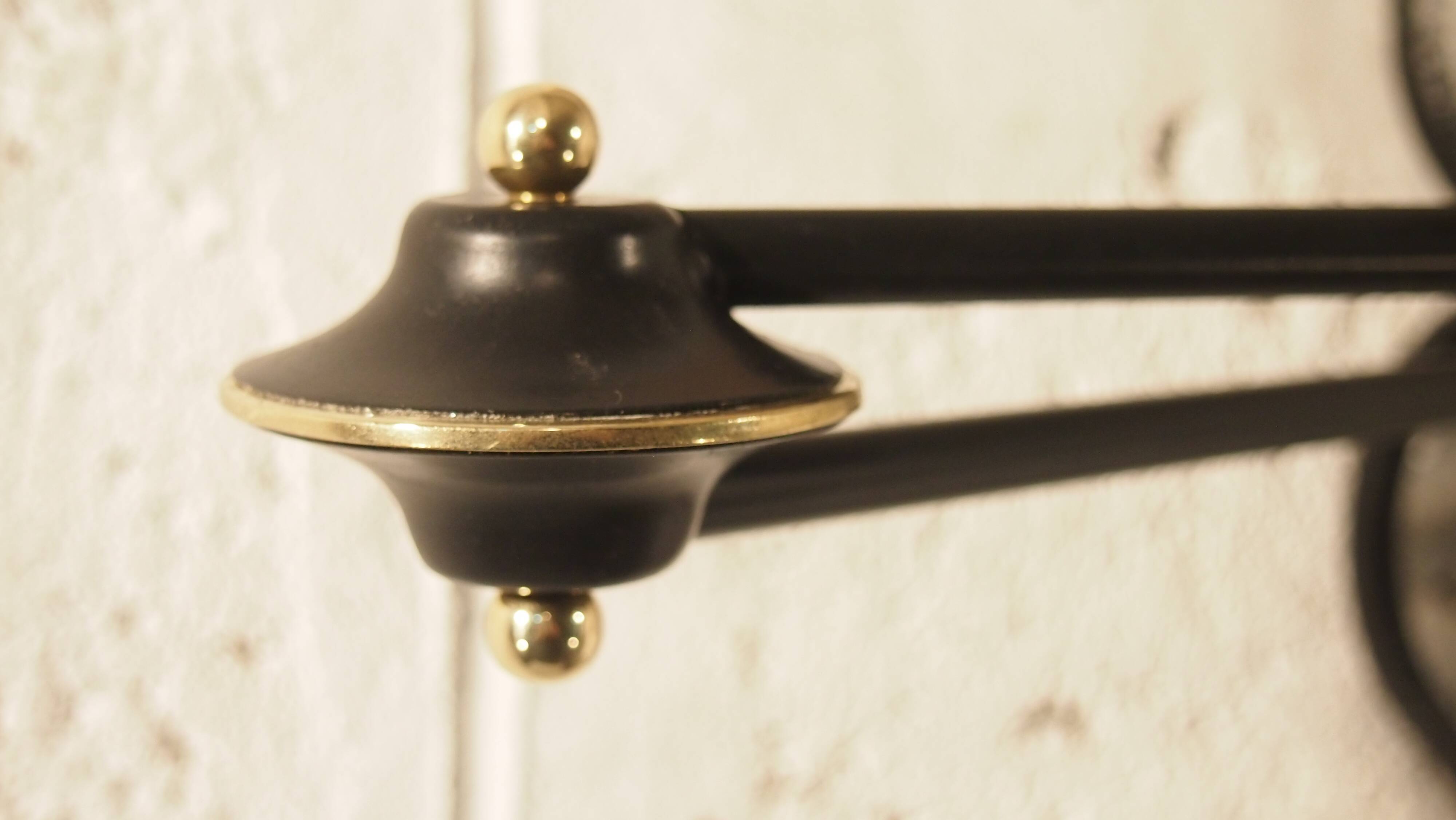 Applique murale articulée vintage lunel france 1960