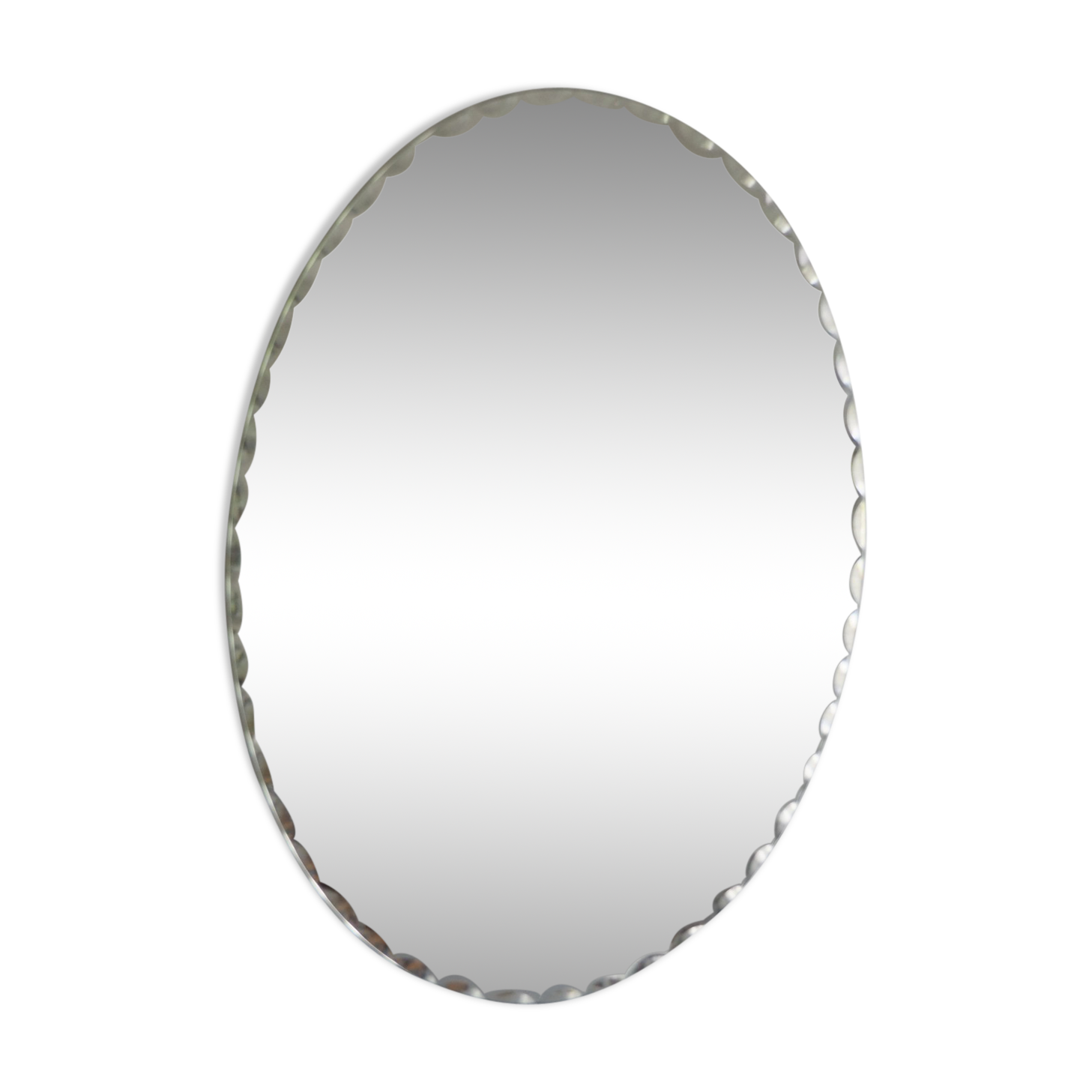 Superb old beveled mirror 42x59cm