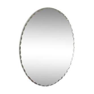 Superb old beveled mirror 42x59cm