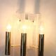 Pair of Murano glass wall lights by Kalmar, Model Lipizza, Austria, 1960s.